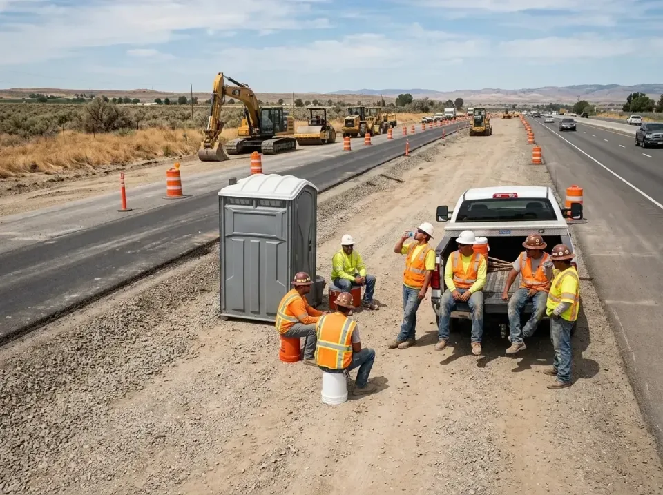 highway-road-construction-crew-007 — frequently asked questions, Porta Potty and Restroom Rentals in Hayfork, CA